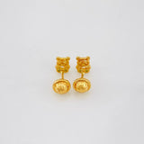 Topos Oso 0.85g / in / 3.8mm Oro Amarillo 18K