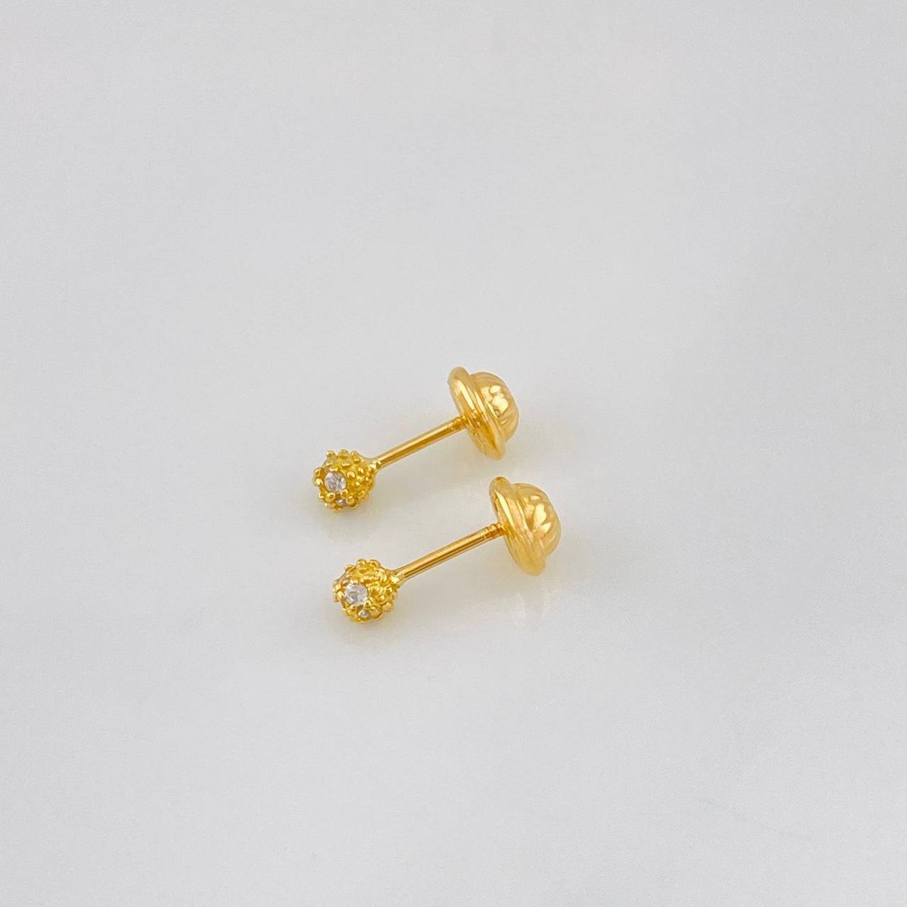 Topos Bolas Doradas 0.75g / in / 3.3mm Oro Amarillo 18K