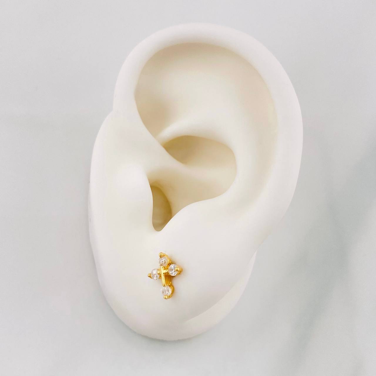 Topos Cruz 1g / in / 6.53mm Oro Amarillo 18K