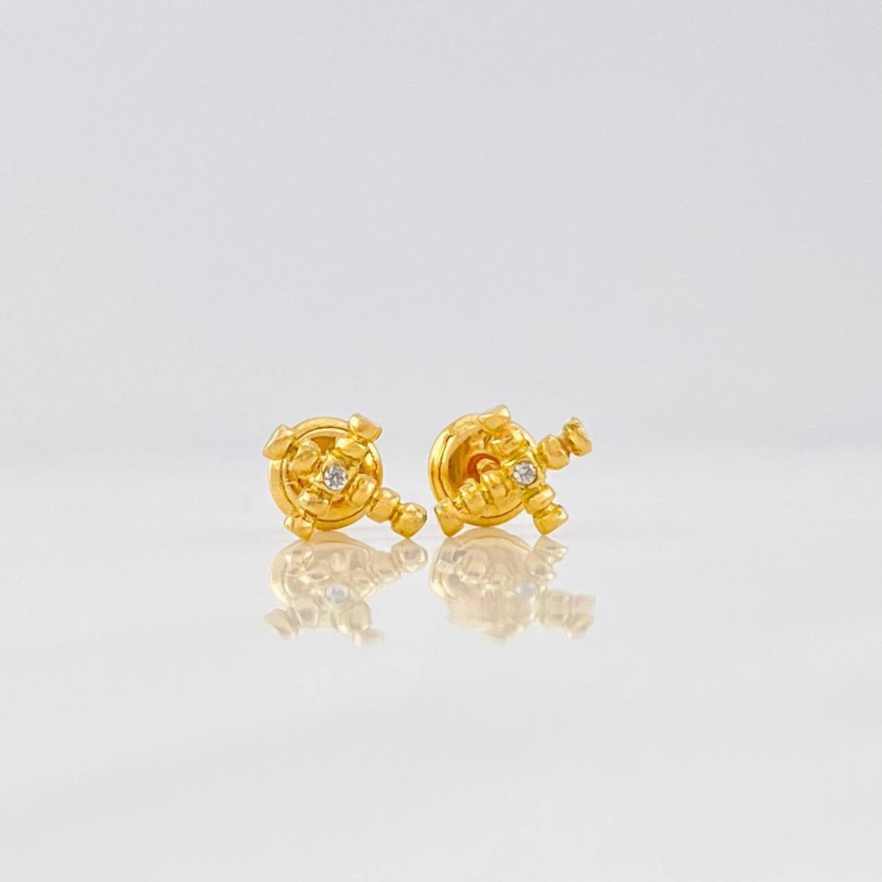 Topos Cruz 0.9g / in / 6.52mm Oro Amarillo 18K