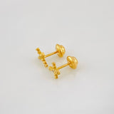 Topos Cruz 0.9g / in / 6.52mm Oro Amarillo 18K