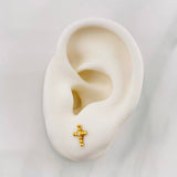Topos Cruz 0.9g / in / 6.52mm Oro Amarillo 18K