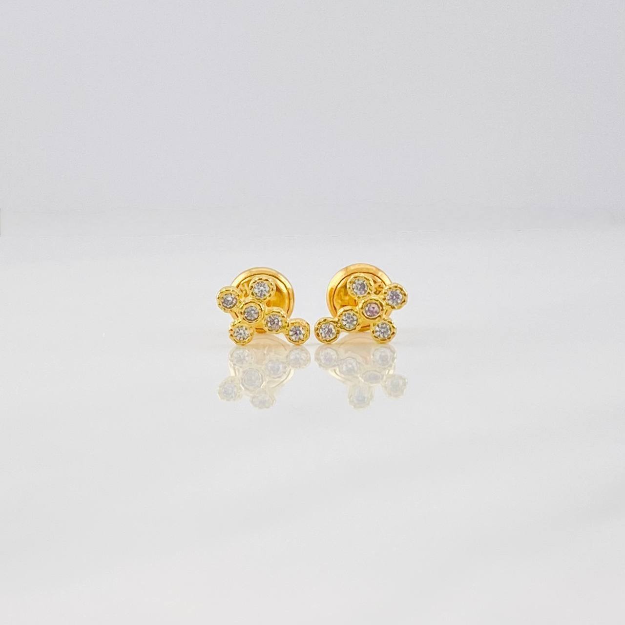 Topos Cruz 0.95g / in / 5.77mm Oro Amarillo 18K
