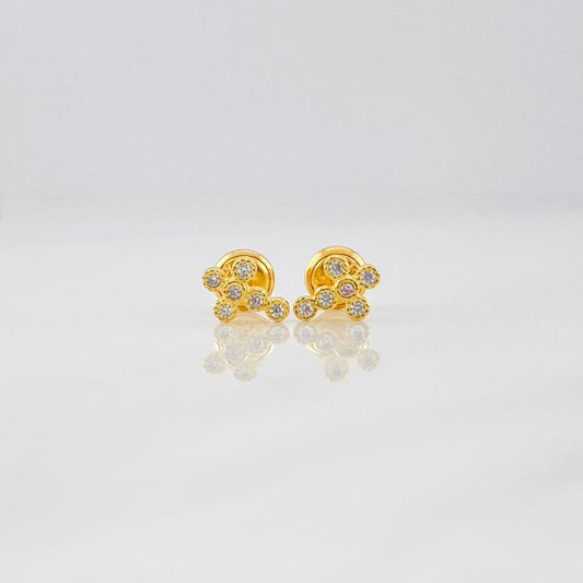Topos Cruz 0.95g / in / 5.77mm Oro Amarillo 18K