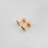 Topos Gato 0.7g / in / 7.46mm Oro Rosa 18K