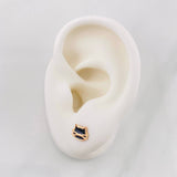 Topos Gato 0.7g / in / 7.46mm Oro Rosa 18K
