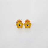Topos Flor 0.7g / in / 7.21mm Oro Rosa 18K