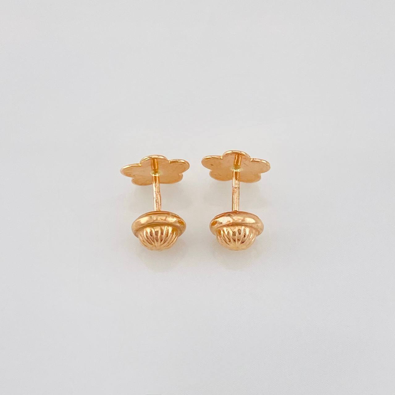 Topos Flor 0.7g / in / 7.21mm Oro Rosa 18K