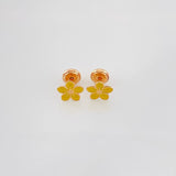 Topos Flor 0.65g / in / 7.54mm Oro Rosa 18K
