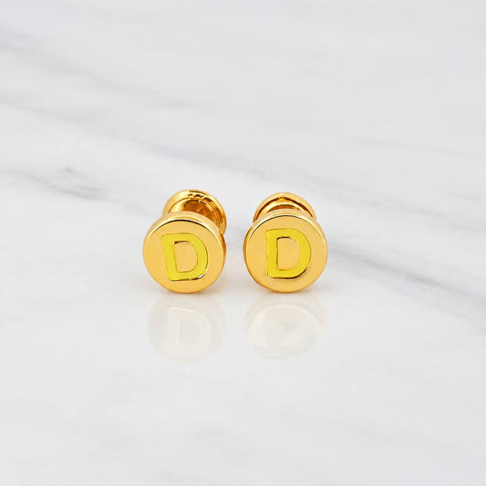 Topos Letra D 1.05g / in / 7.15mm Oro Amarillo 18K