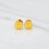 Topos Letra D 1.05g / in / 7.15mm Oro Amarillo 18K