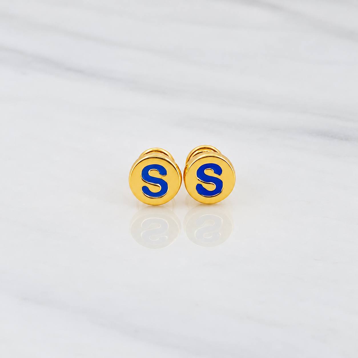 Topos Letra S 1.05g / in / 7.05mm Oro Amarillo 18K