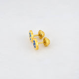 Topos Letra S 1.05g / in / 7.05mm Oro Amarillo 18K