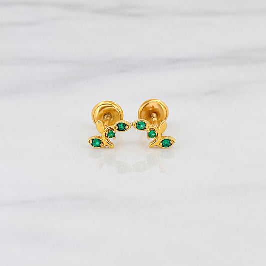 Topos Hojas 0.75g / in / 8.05mm Oro Amarillo 18K