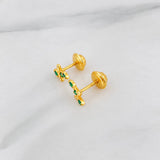Topos Hojas 0.75g / in / 8.05mm Oro Amarillo 18K