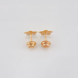 Topos Flor 0.65g / in / 7.54mm Oro Rosa 18K