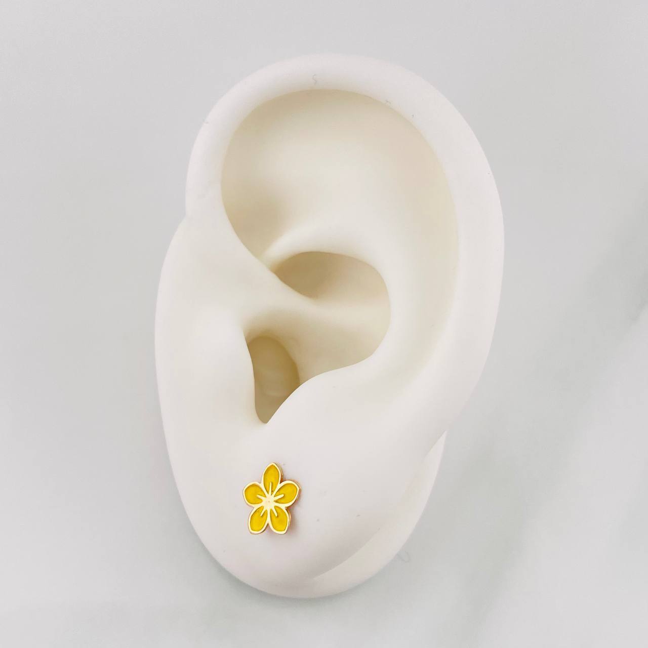 Topos Flor 0.65g / in / 7.54mm Oro Rosa 18K