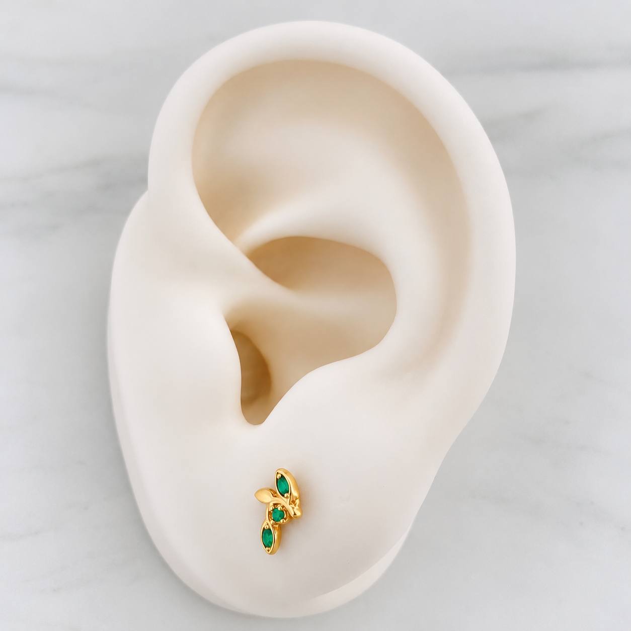 Topos Hojas 0.75g / in / 8.05mm Oro Amarillo 18K