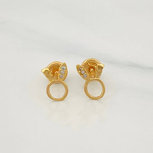 Topos Conejo 0.75g / in / 5.29mm Oro Amarillo 18K