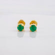 Topos Cuatro Garras Esmeraldas 48pts 1.45g / in / 4.7mm Oro Amarillo 18K