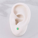 Topos Tres Garras Esmeraldas 27pts 0.75g / in / 3.9mm Oro Amarillo 18K
