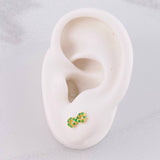 Topos Infinito Esmeraldas 14pts 1.2g / in / 4.4mm Oro Amarillo 18K
