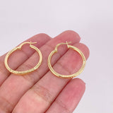 Candongas Arly 1.75g / 1 in Oro Amarillo 18K