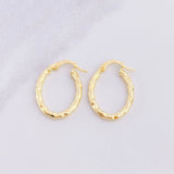 Hoop Earrings Anto 1.55g / 1 in 18K Yellow Gold