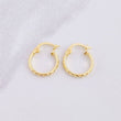 Candongas Gaby 0.9g / 1/2 in Oro Amarillo 18K