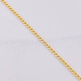 Cuban Links Bracelet 1.05g / 7 1/2 in / 2.5mm Yellow Gold 18K