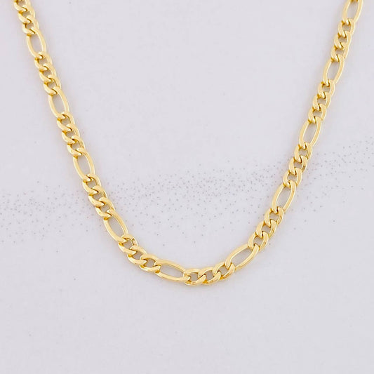 Figaro Chain 2.35g / 20 in / 2.6mm Yellow Gold 18K