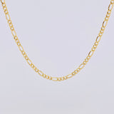 Cadena Figaro 2.4g / 20 in / 2.6mm Oro Amarillo 18K