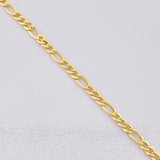 Figaro Chain 2.55g / 24 in / 2.5mm Yellow Gold 18K