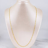 Figaro Chain 2.75g / 24 in / 2.6mm 18K Yellow Gold