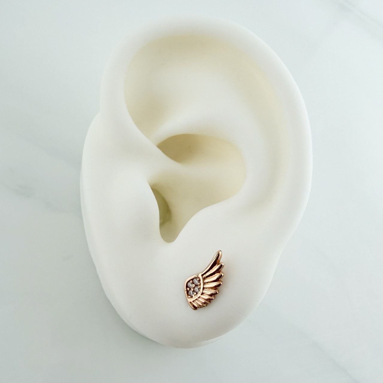 Topos Alas 1.1gr / 5.15mm Oro Rosa 18K %