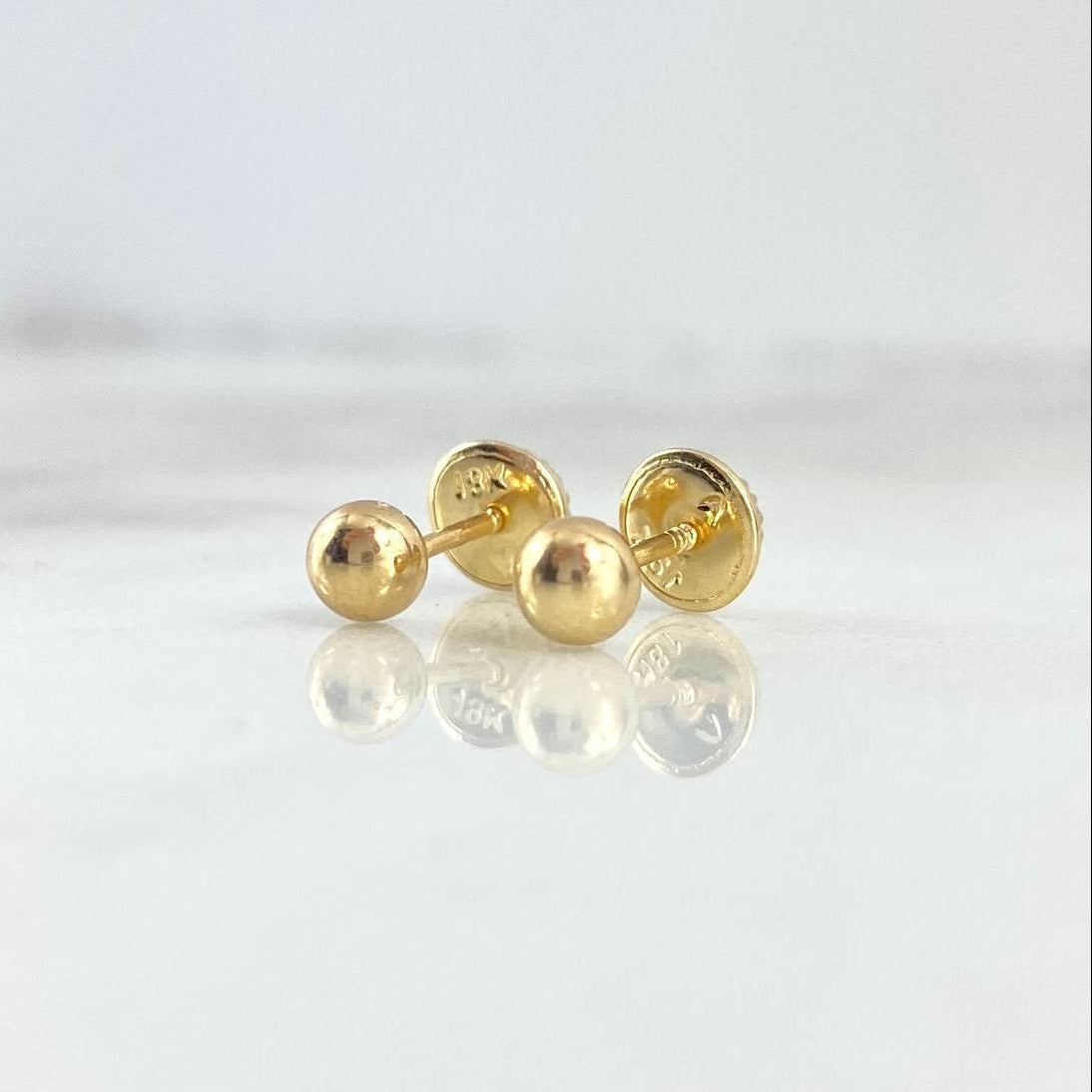 Topos Bola 0.45 g / in / 4 mm Oro Amarillo 18K