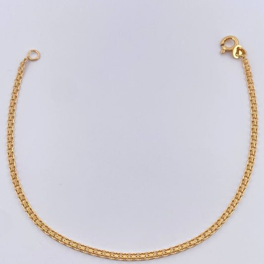Pulso China 1.9gr / 7 1/2 in / 2mm Oro Amarillo +1 18K &