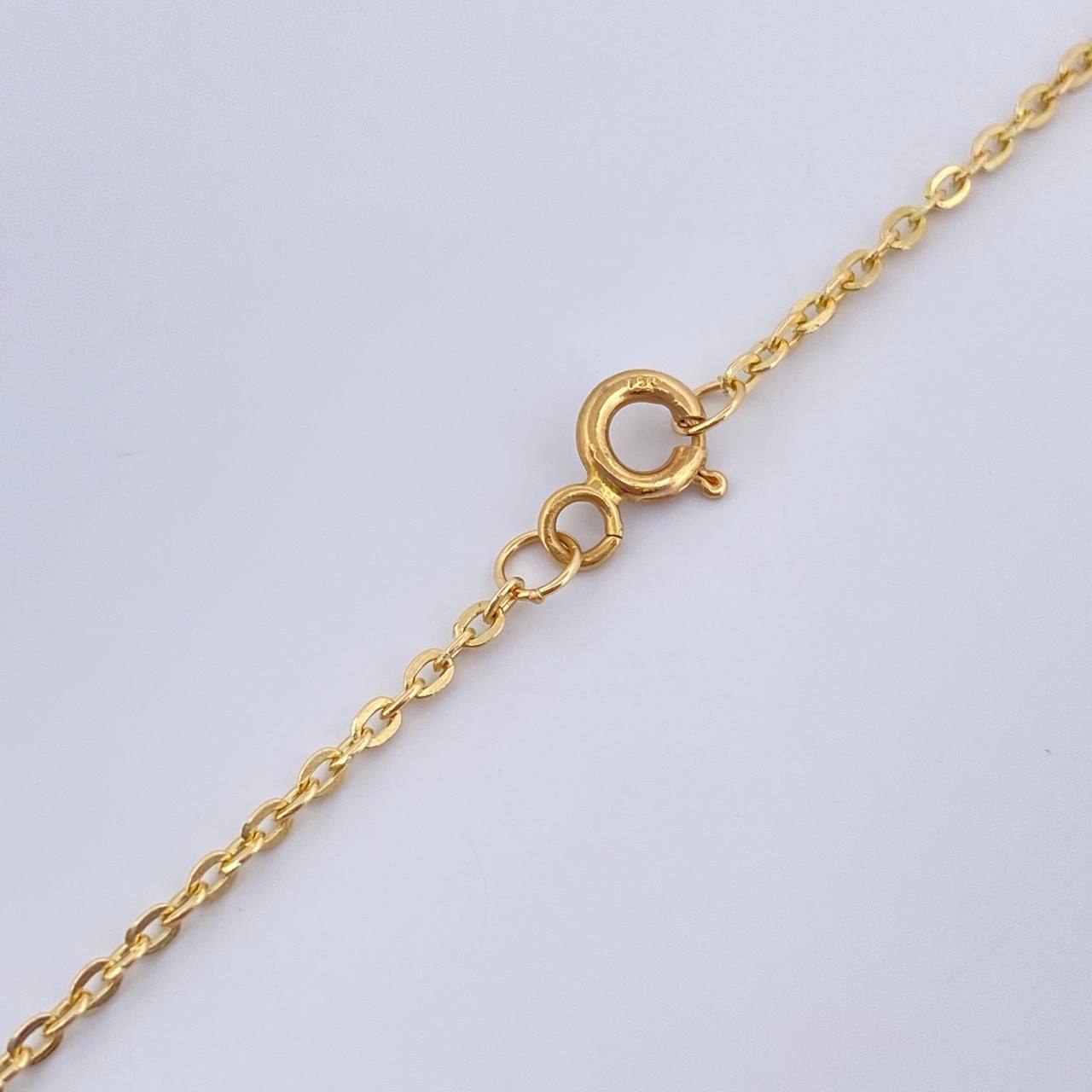 Cadena Escapulario Aro Seguido 5.35gr / 16 3/4 in / 1.5mm Oro Amarillo 18K &