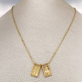 Cadena Aro Seguido Escapulario 5.5gr / 16 3/4 in / 0.8mm Oro Amarillo 18K %