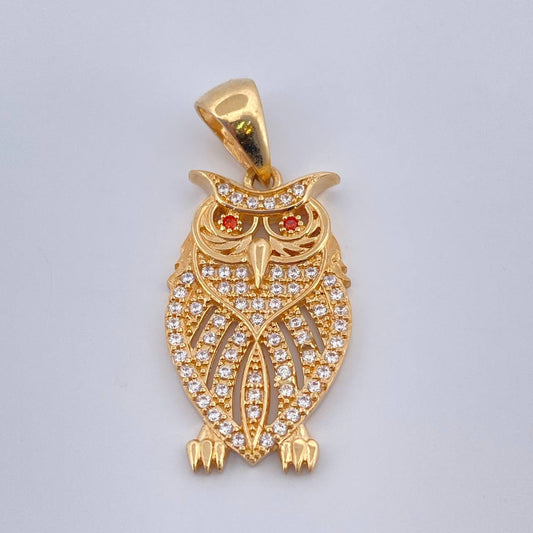 Dije Buho 3.1gr / 1 1/4 in / Oro Amarillo 18K %