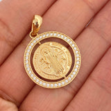 Dije San Benito 4.1gr / 1 1/4 in / Oro Amarillo 18K %