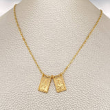 Paperclip Chain Scapular 5g / 17 in / 0.8mm 18K Yellow Gold %