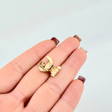 Dije Monstruo 626 3.8gr / 3/4 in / Oro Amarillo 18K *