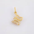Dije Mariposa 0.5gr / 1/2 in / Oro Amarillo 18K *