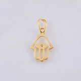 Dije Mano Hamsa 0.95gr / 3/4 in / Oro Amarillo 18K *