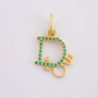 Dije Dios 1.1gr / 3/4 in / Oro Amarillo 18K *
