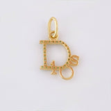 Dije Dios 1.1gr / 3/4 in / Oro Amarillo 18K *