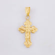 Dije Cruz Cristo 1.05gr / 1 1/4 in / Oro Amarillo 18K *