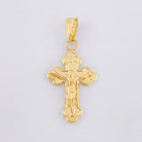 Dije Cruz Cristo 1.05gr / 1 1/4 in / Oro Amarillo 18K *