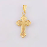 Dije Cruz Cristo 1.05gr / 1 1/4 in / Oro Amarillo 18K *